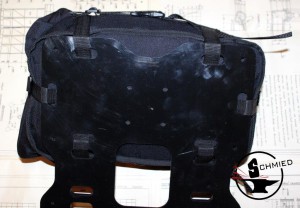 Система крепления багажа на боковые рамки мотоцикла