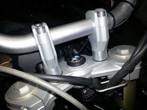 BMW 800GS - проставки руля